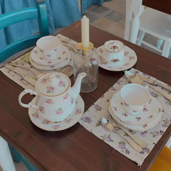 bed & breakfast colazione porcellana apparacchiata 2