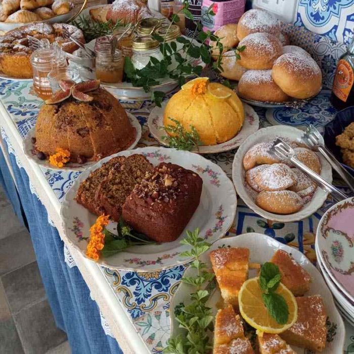 bed & breakfast colazione siciliana ricca