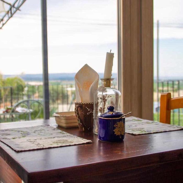 bed & breakfast colazione veduta